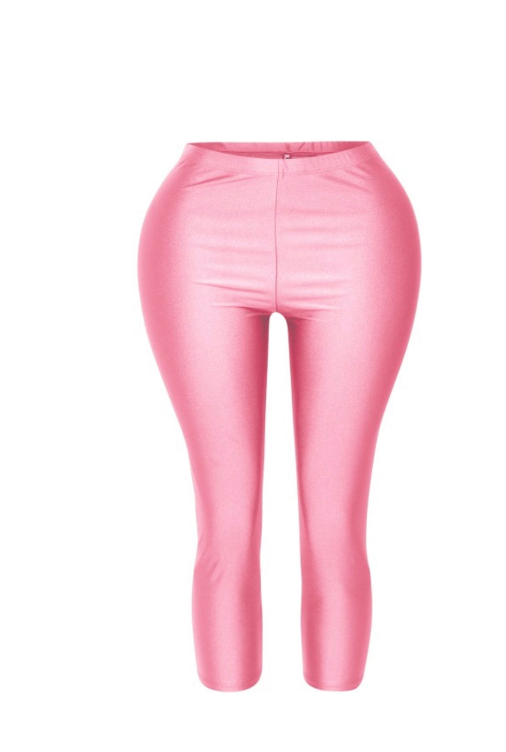Nylon capri leggings