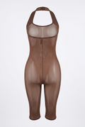 Sheer body stocking rompers