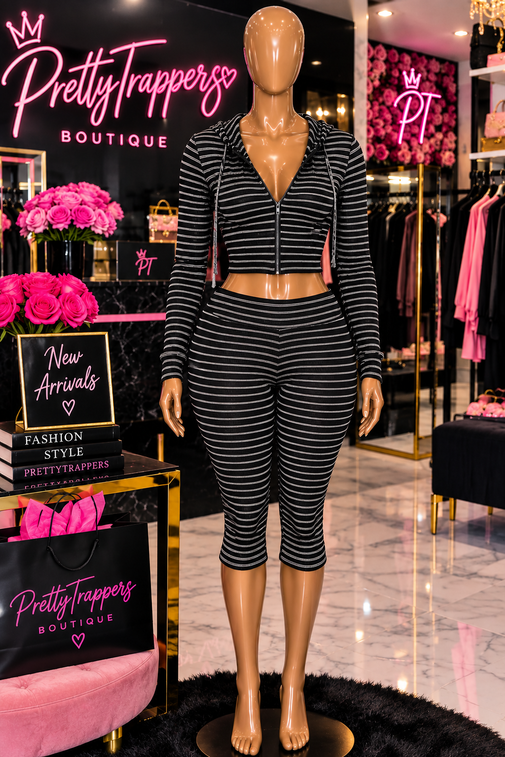 Stripped Track Suits